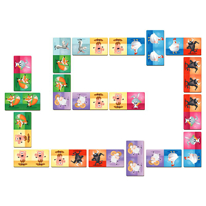 Домино Janod "Веселые животные"